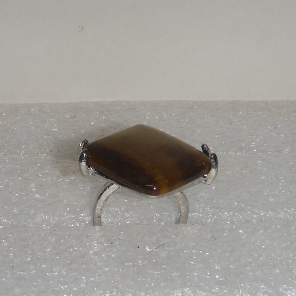 Tiger's Eye Fashion Ring - Picture 3 of 7
